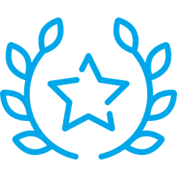 an icon of an award