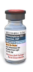 phenylephrine apollo label. 10mg/ml vial